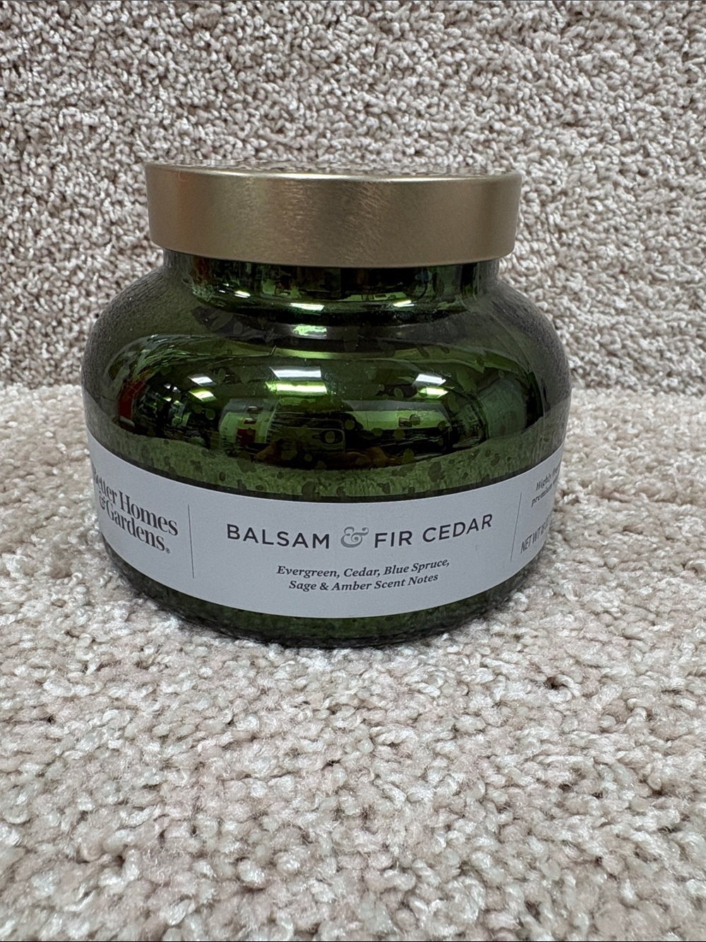 1 Better Homes & Gardens Balsam & Fir Cedar 18 oz Candle